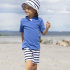 Stribede Petit Crabe Alex korte UV shorts