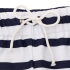 Petit Crabe Alex korte UV badeshorts - white/blue