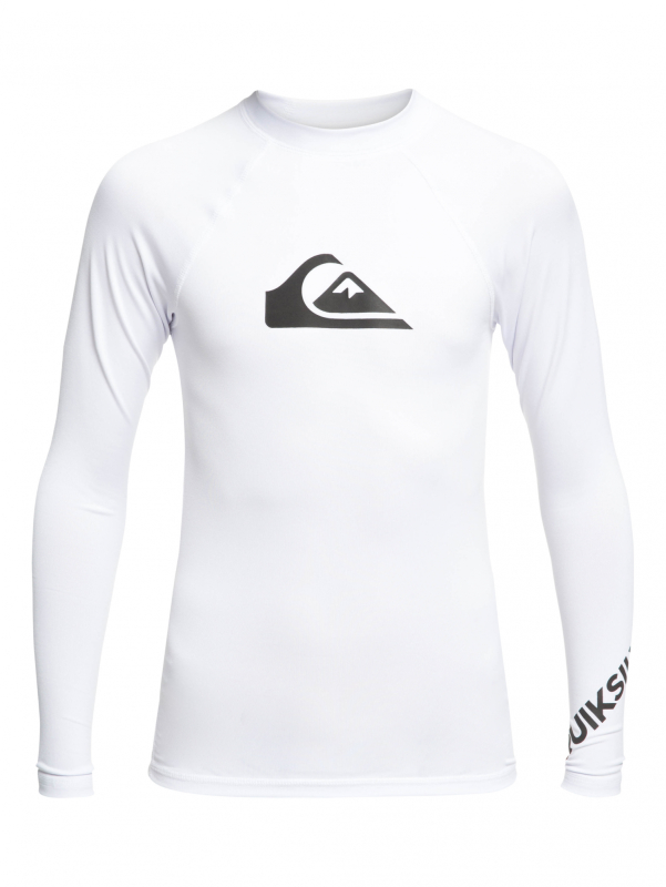 Billede af Quiksilver UPF 50+ badetrøje - All time - Long sleeve Rash Vest white