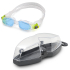 Aqua Sphere junior svømmebriller moby kid clear/lime 2-6 år 
