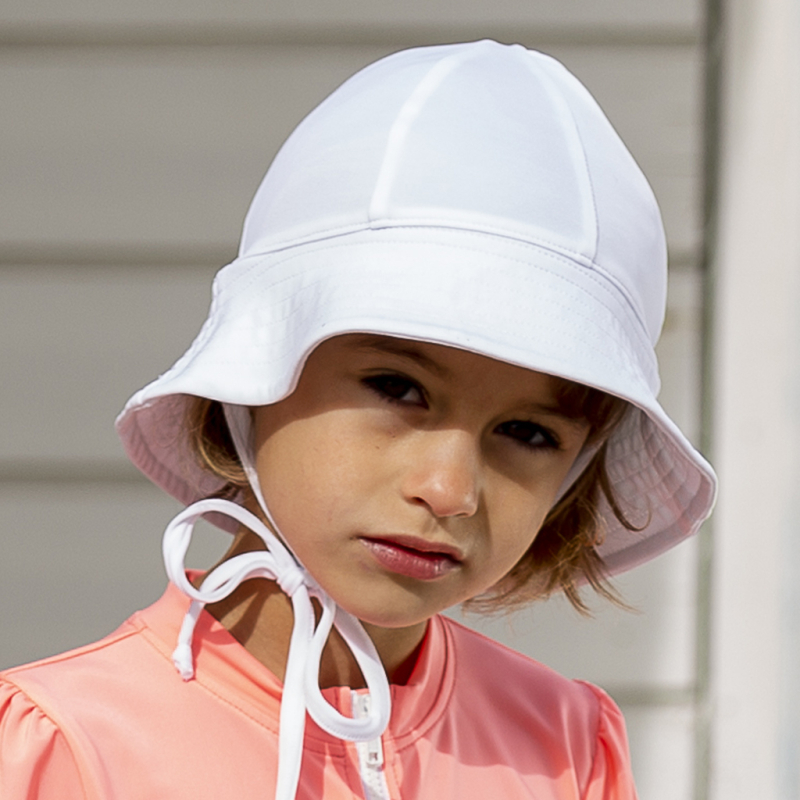 Billede af Petit Crabe Frey UV hat - white