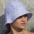  Petit Crabe Frey UV sommerhat - Grey flowers 