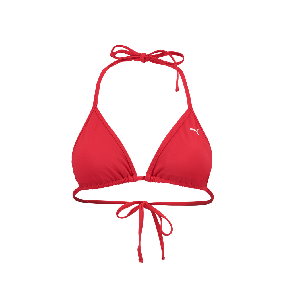 boble boks samtale Rød Puma bikinitop med UPF 50+