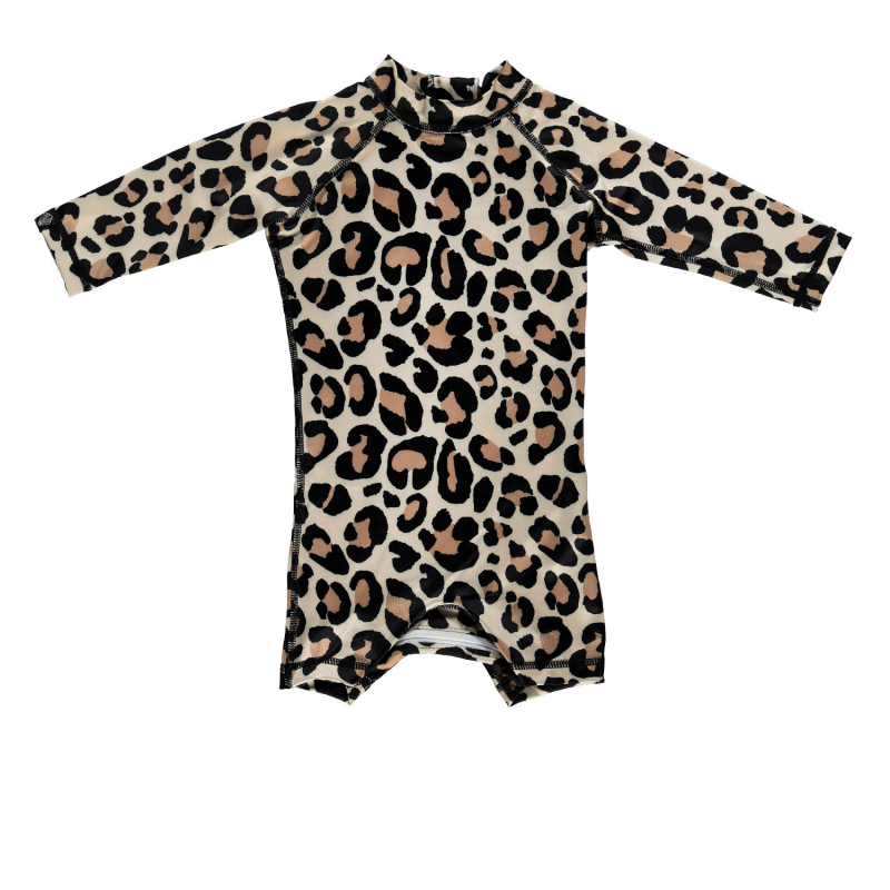 Billede af Beach & Bandits baby suit med lange ærmer UPF 50+ - Leopard shark