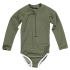 Beach & Bandits UV-badedragt med lange ærmer UPF 50+ - palm ripped olive green
