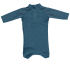 Beach & Bandits baby suit med lange ærmer UPF 50+ - Ocean ribbed pacific blue

