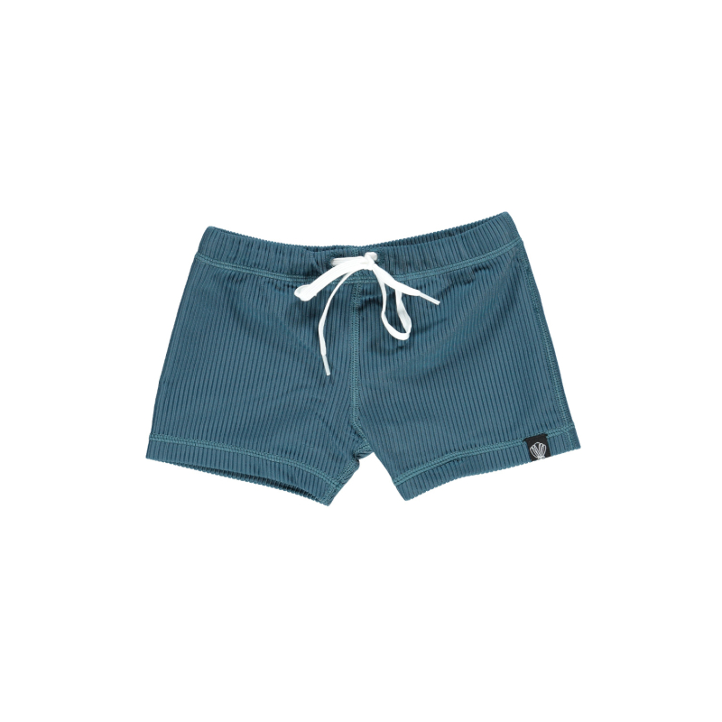 Billede af Beach & Bandits UV-badebukser - Ocean ribbed pacific blue