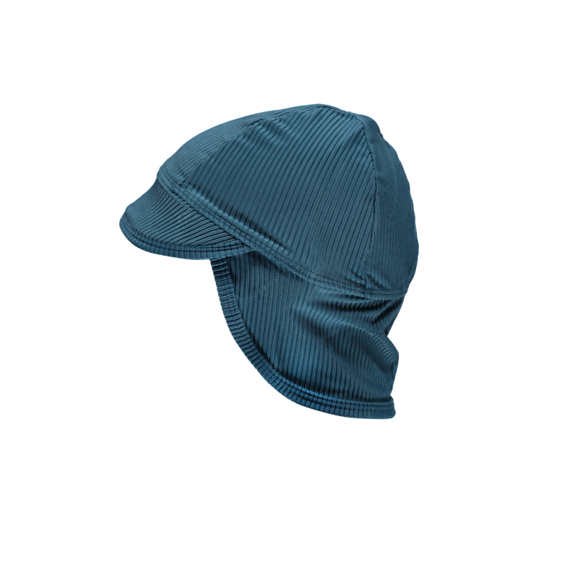 Billede af Beach & Bandits UV-hat UPF 50+ - ocean ribbed pacific blue