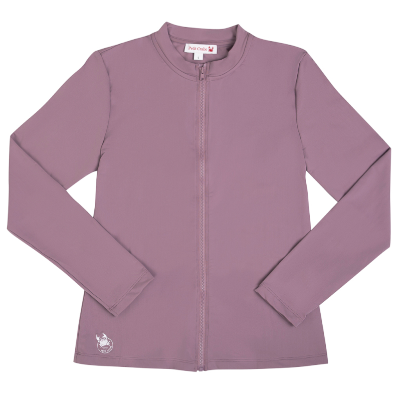 Se Petit Crabe UV cardigan DAME - heather hos Faktorfobi