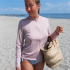 Petit Crabe UV solbeskyttende cardigan voksen kvinde - rose nude