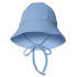 Petit Crabe Frey UV solhat med bindebånd i lyseblå - breeze 