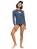 Roxy beach classic mørkeblå langærmet uv-trøje med UPF 50+ solbeskyttelse