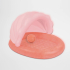Sunnylife baby badebassin shell neon coral med solafskærmning