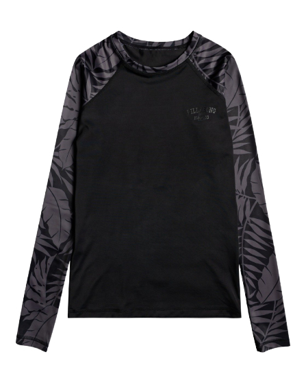 Se Billabong surf capsule UV trøje ls black DAME hos Faktorfobi