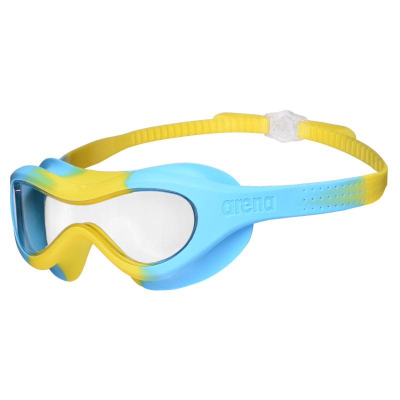 Image of Arena 2-5 år spider mask kids svømmebriller gul lyseblå (2591267)