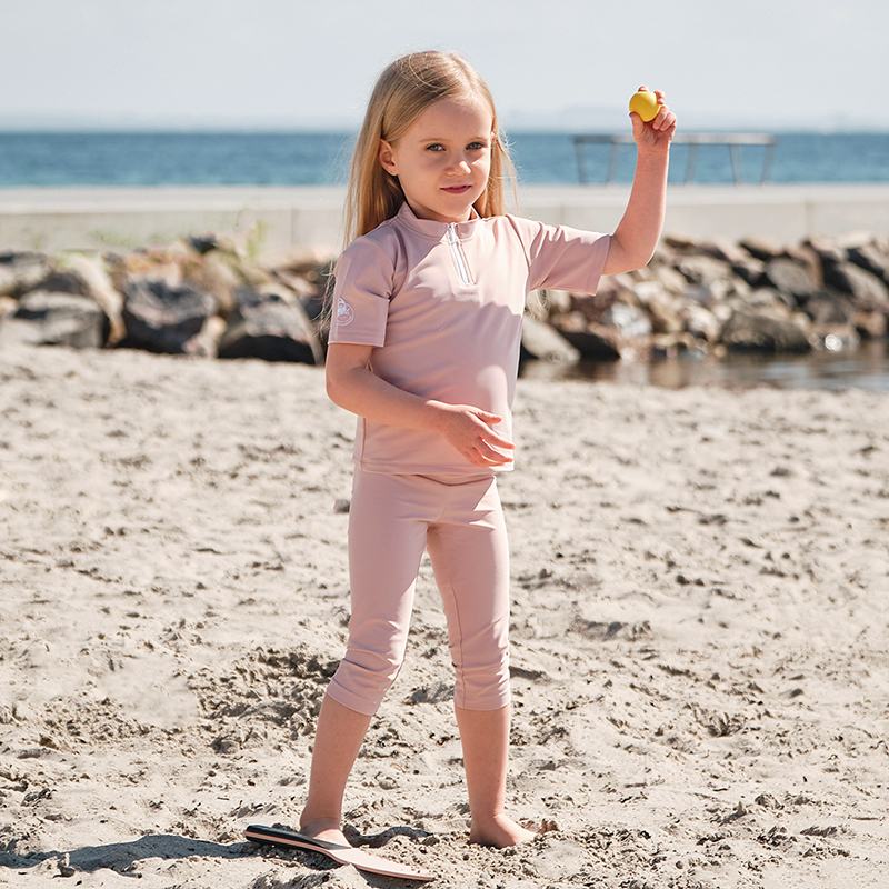 Petit Crabe Fly UV leggings – rose nude