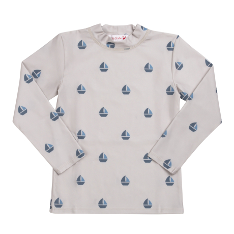 Petit Crabe Sydney UV trøje med lange ærmer sand boat