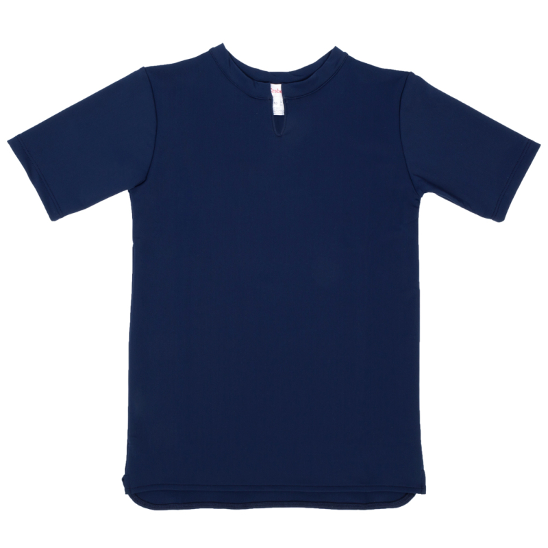 Petit Crabe Hugo UV trøje med korte ærmer - blue