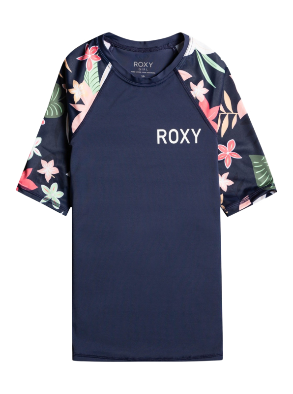 Se Roxy printed UV soltrøje mood indigo alma swim hos Faktorfobi