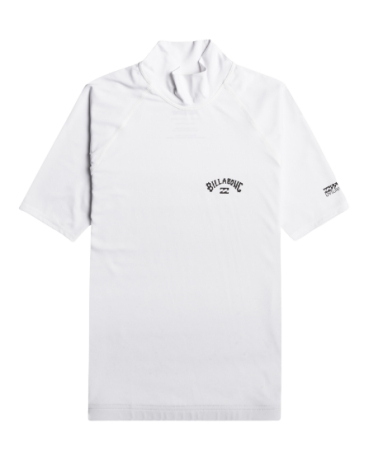 Hvid kortærmet Billabong tropic surf UV trøje voksen EBJWR00101 