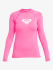 Roxy whole hearted langærmet soltrøje shocking pink ERJWR03547