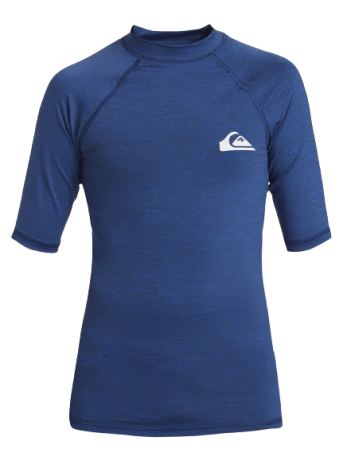 Quiksilver everyday UPF 50+ badetrøje monaco blue heather AQBWR03064