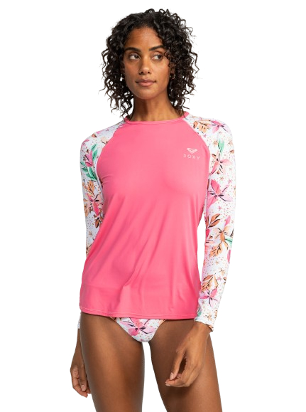 Billede af Roxy printed long sleeve UPF 50+ trøje