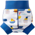 Blå Splash About Happy Nappy neopren badeble tug boats