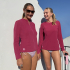 Petit Crabe Elle UV solbeskyttende trøje cherry