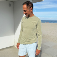 Petit Crabe Enzo UV soltrøje herre olive