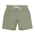 Olive shorts med elastik og bindebånd 