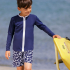 Petit Crabe UV cardigan - Blue 