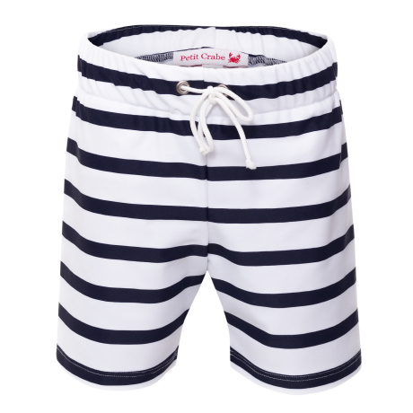 Petit Crabe Alex korte UV shorts - white/blue