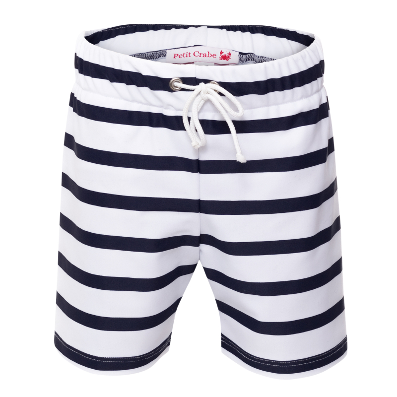 Image of Petit Crabe Alex korte UV shorts - white/blue (947901)