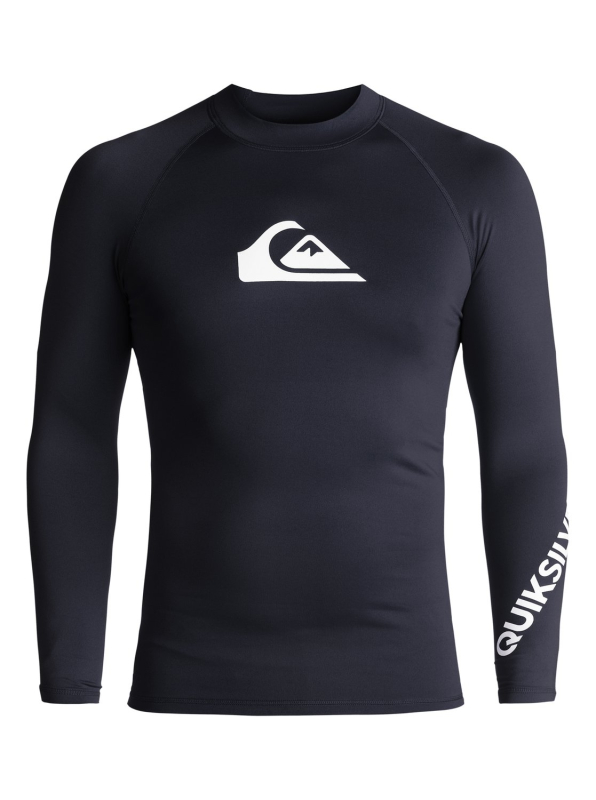 Se Quiksilver UPF 50+ badetrøje - VOKSEN - All Time - Long Sleeve UPF 50 Rash Vest hos Faktorfobi