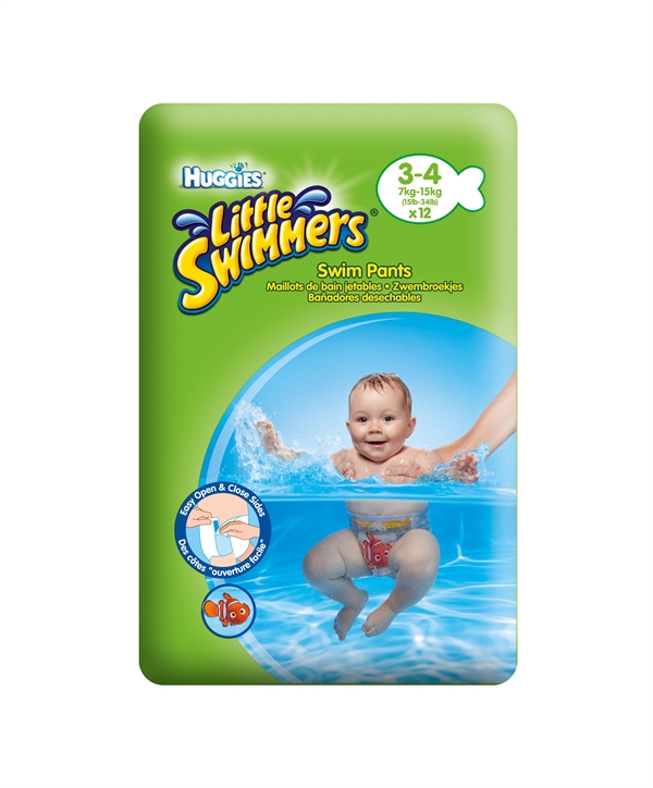 Huggies Little swimmers badeble (7-15 kg) - 12 stk